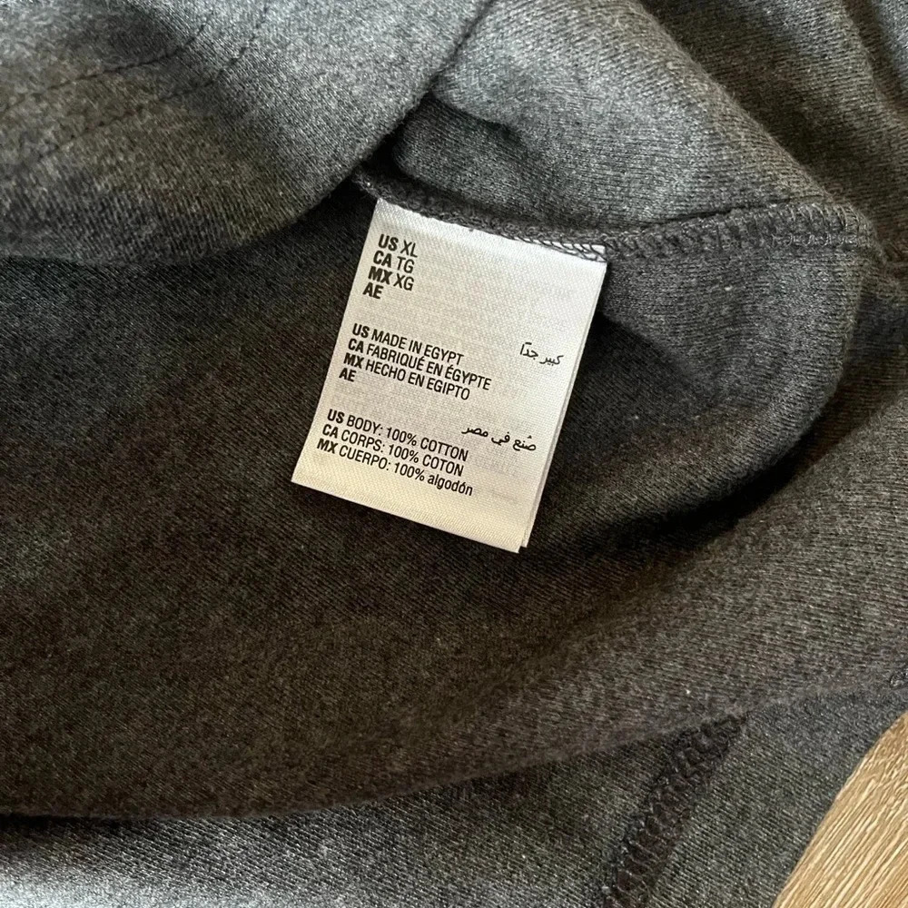 NWT Club Room Men's Solid Turtleneck Cotton Gray XL - Picture 6 of 8